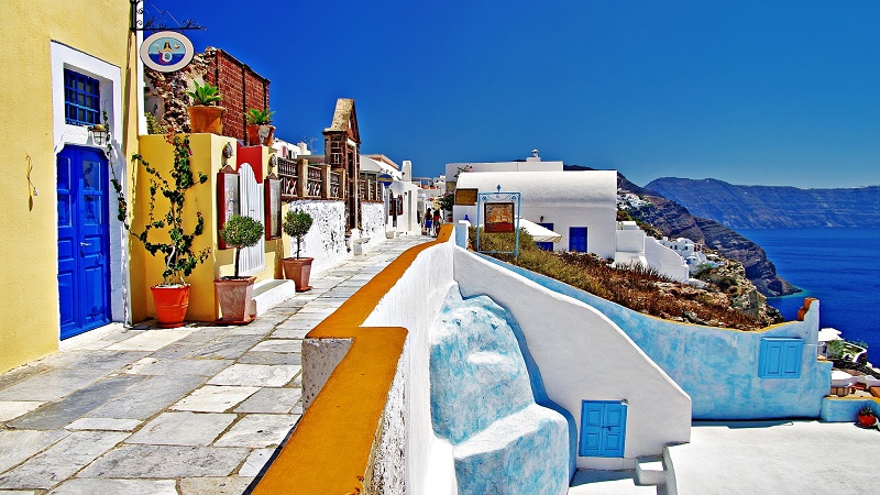 Ngôi làng OIA - đảo Santorini Hy Lạp